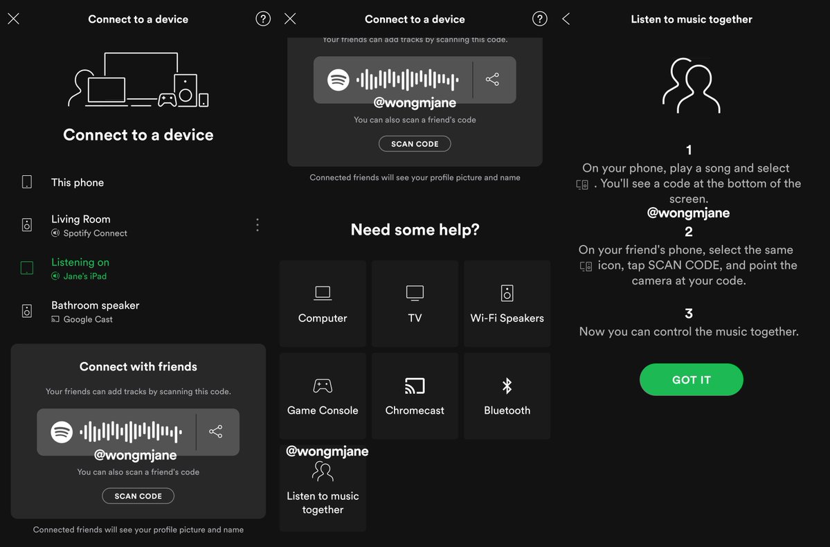 Does the mobile app for spotify have friend activity app
